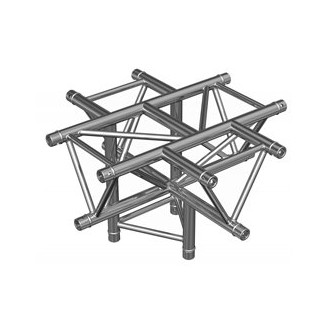 Structure Alu Triangle - 5 départs - Pied 90 °